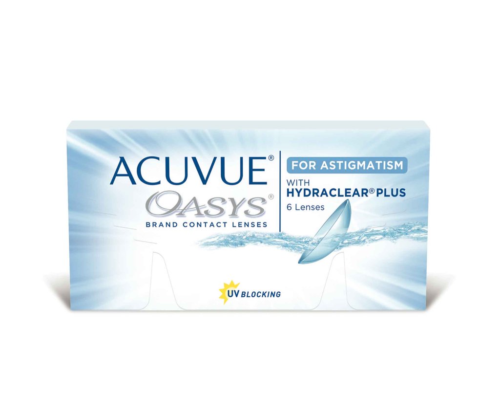 JOHNSON & JOHNSON ACUVUE OASYS FOR ASTIGMATISM - Bi-weekly (Pack of 6 lenses)