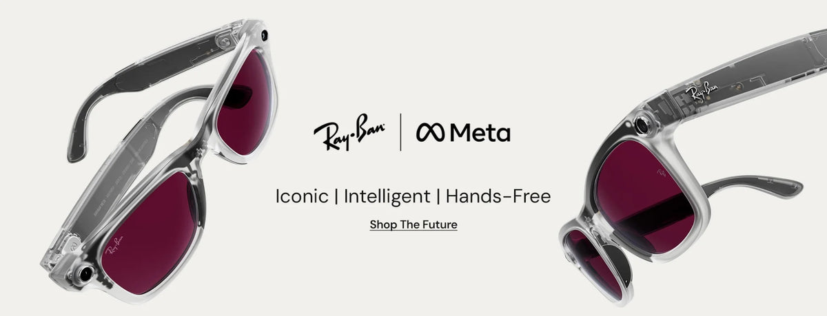Ray-Ban Meta smart glasses banner featuring stylish eyewear | Perfect Optics