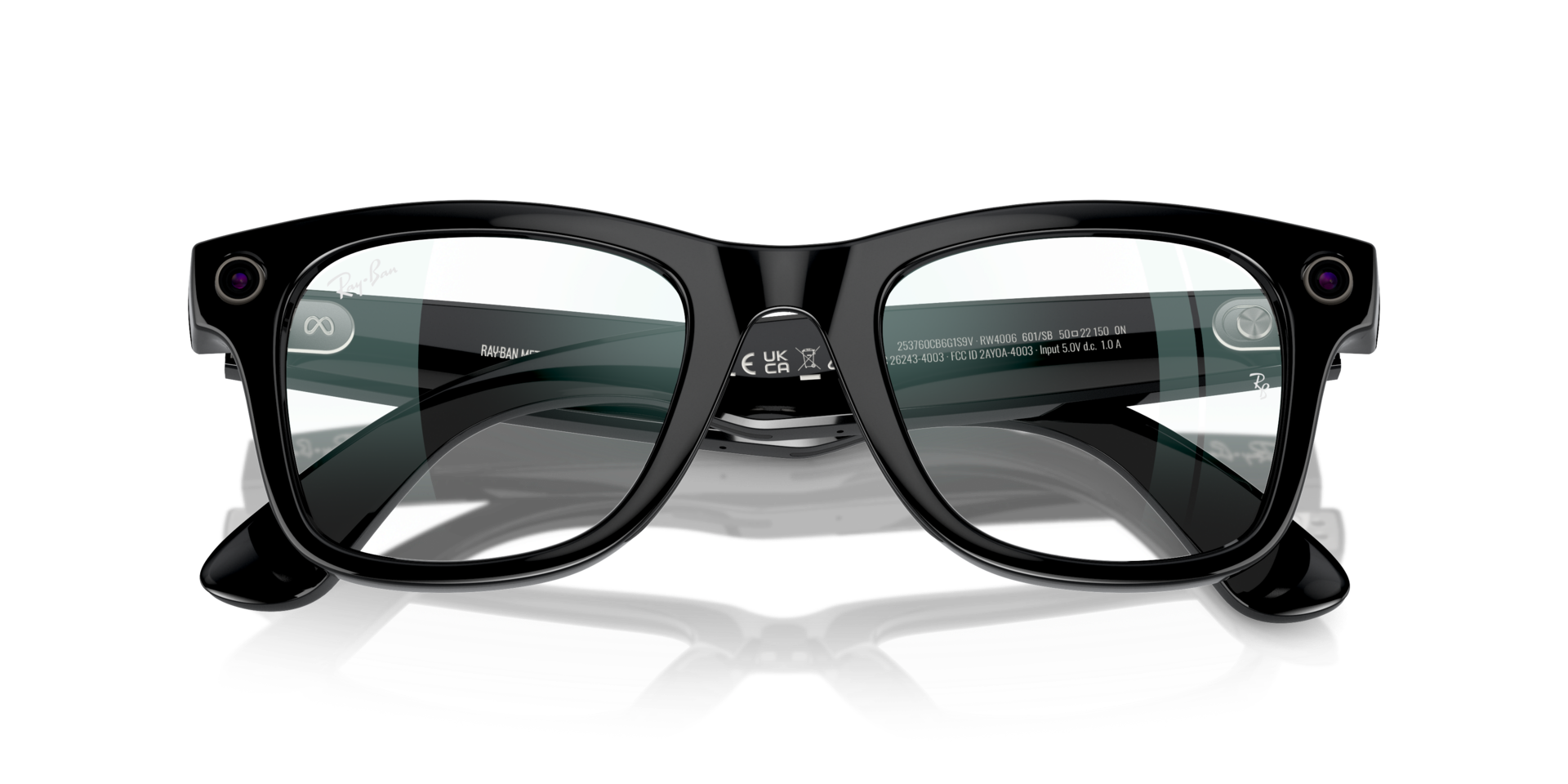 GEN 1 WAYFARER CLEAR RW4006  601SB 50