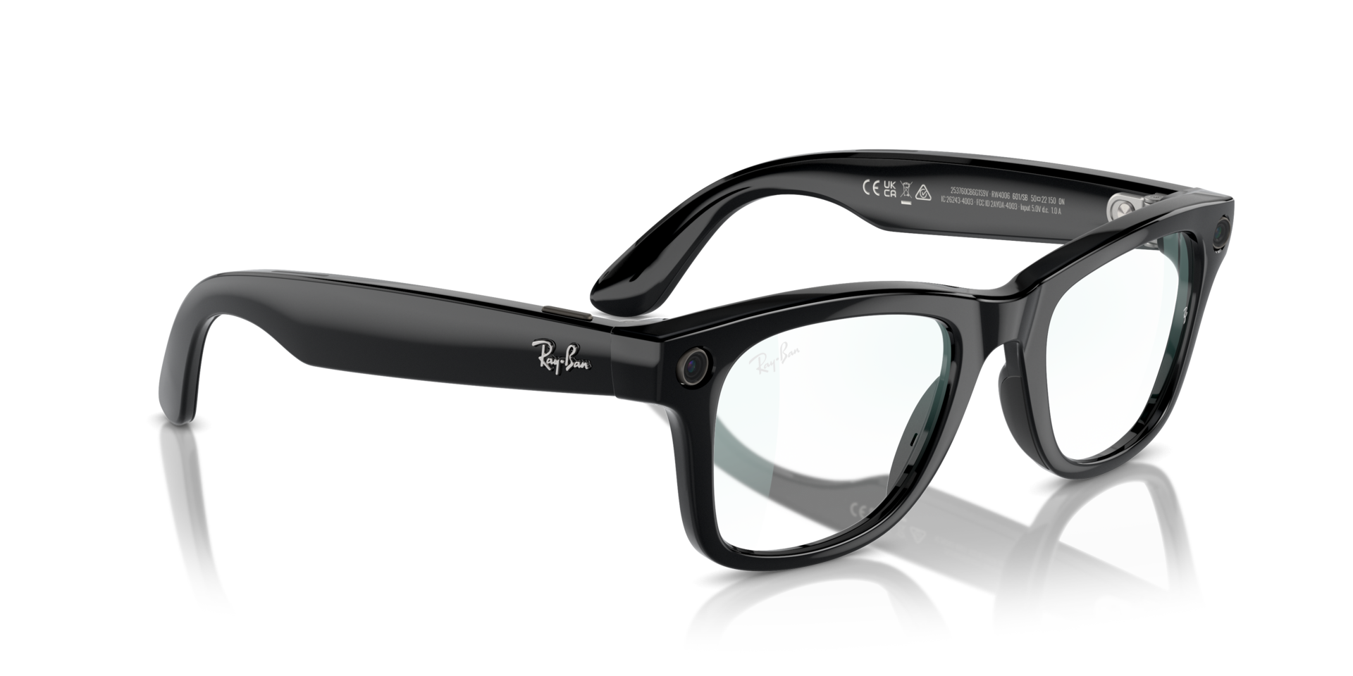 GEN 1 WAYFARER CLEAR RW4006  601SB 50