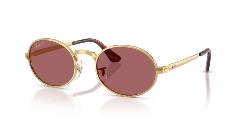 Ray-Ban 0RB3931 001/AF sunglasses — Three-quarter view