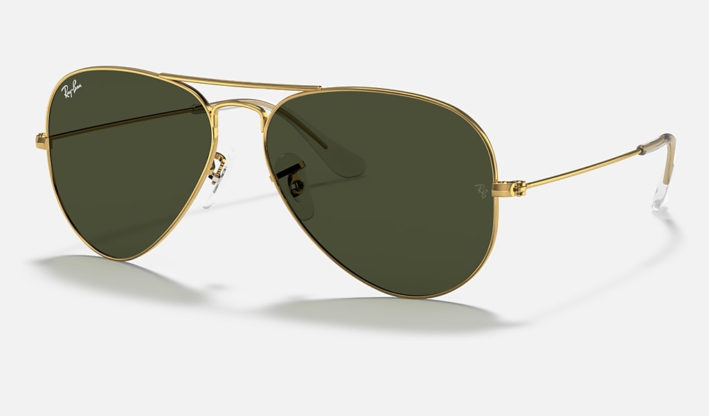 Ray Ban RB3025 0015 55 GOLD GREEN